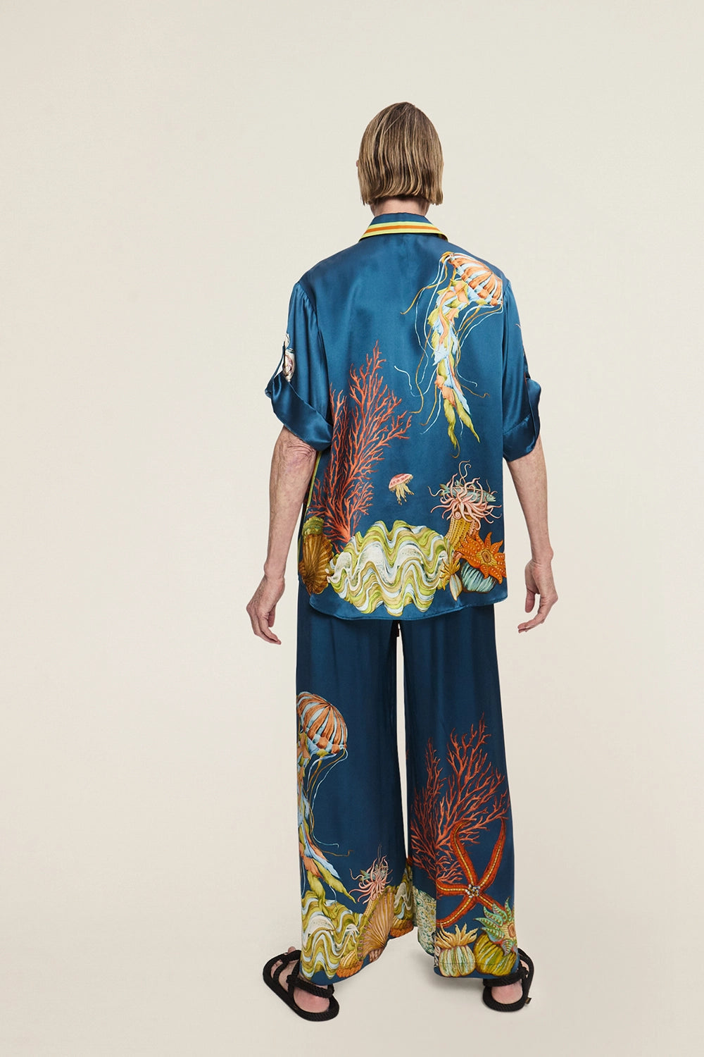 ALM Dorian Silk Shirt | Pants | Set