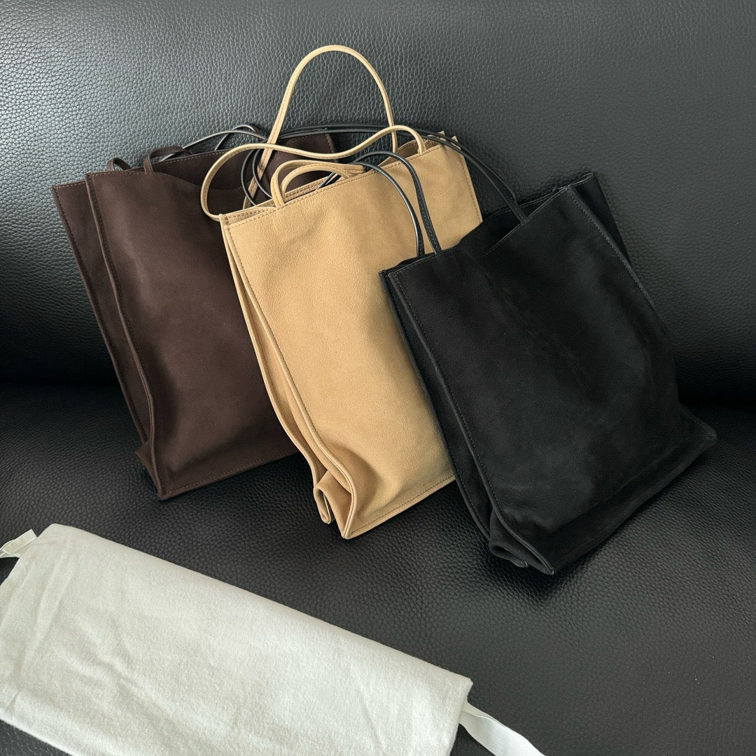 TR To Go Large Nubuck Leather Tote Bag