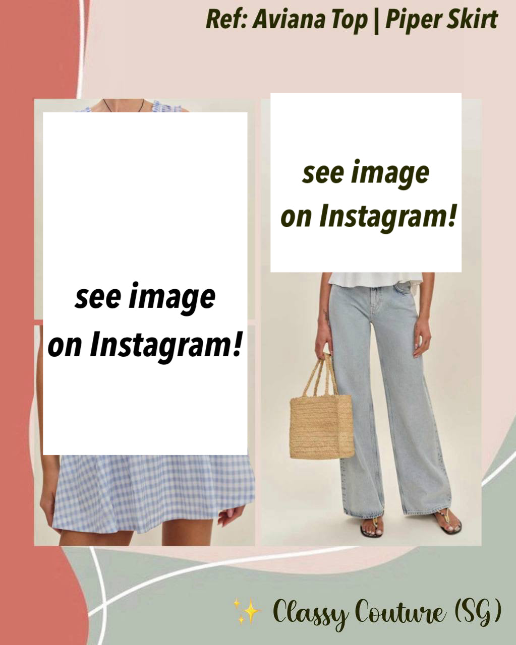 Ref Aviana Top | Piper Mini Skirt | Cotton-blend Set