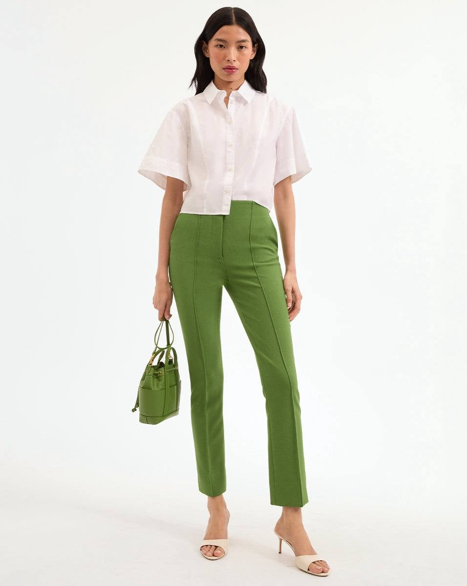 VB Claire Cotton Cropped Shirt
