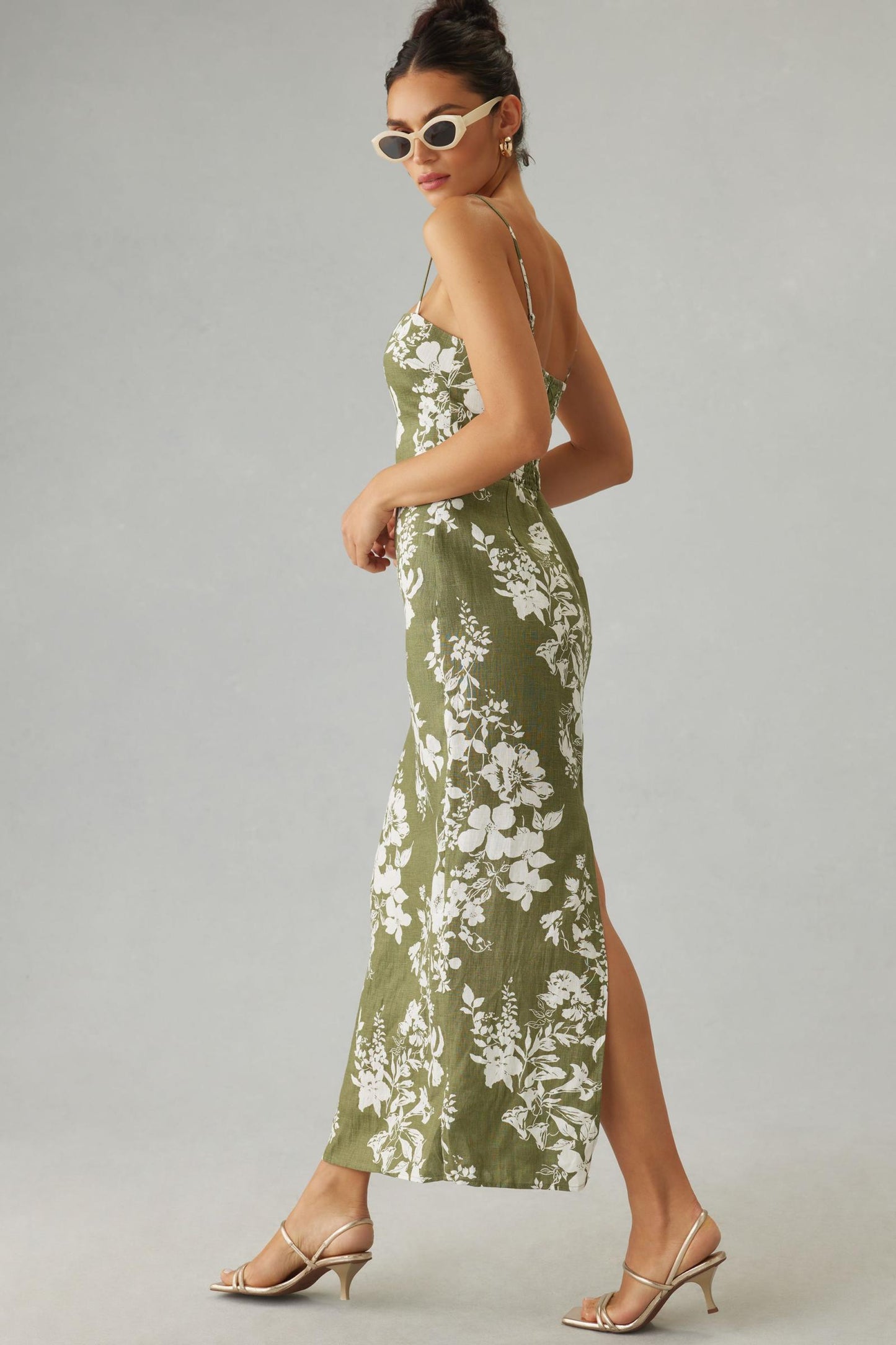 3 Colors! Ref Frankie Linen Midi Maxi Dress