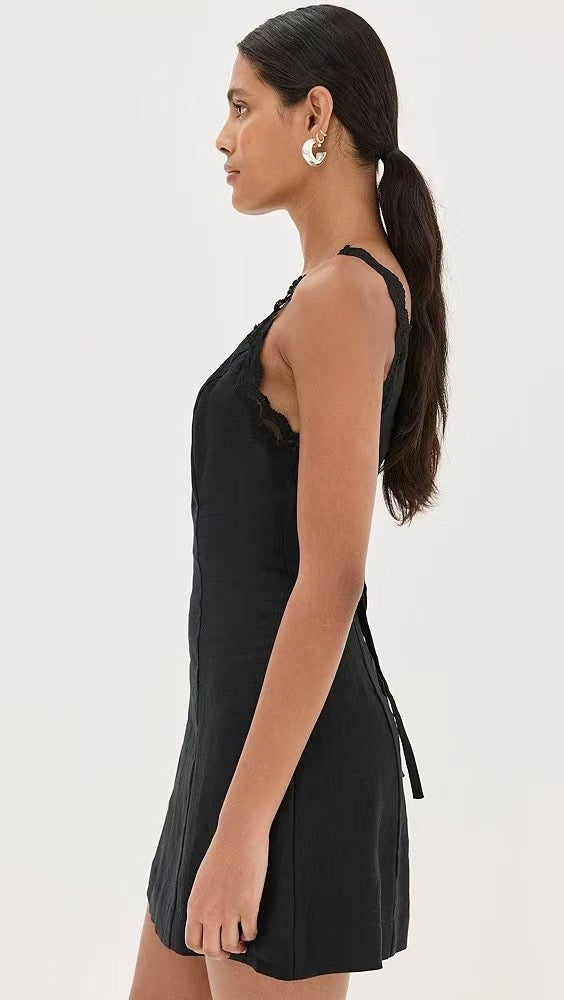 Back! Ref Kaya Linen Mini Dress