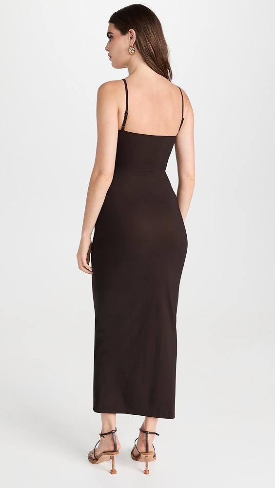 CE Pierced Orbit Column Midi Dress