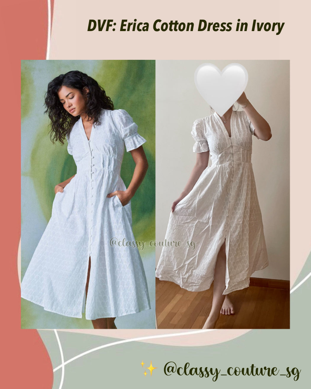 erica cotton midi dress Erica Cotton Midi Dress