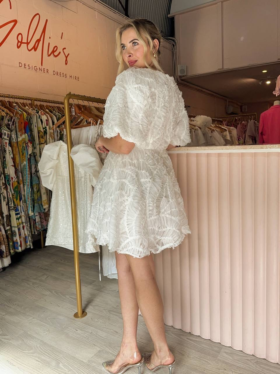 AJ Florential Swing Mini Dress