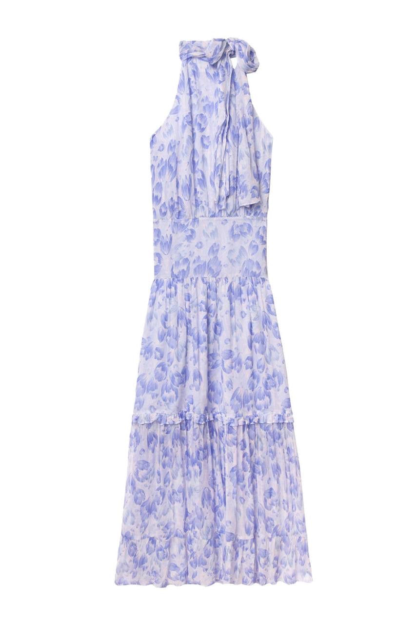 RX Pussybow Abi Viscose Midi Dress