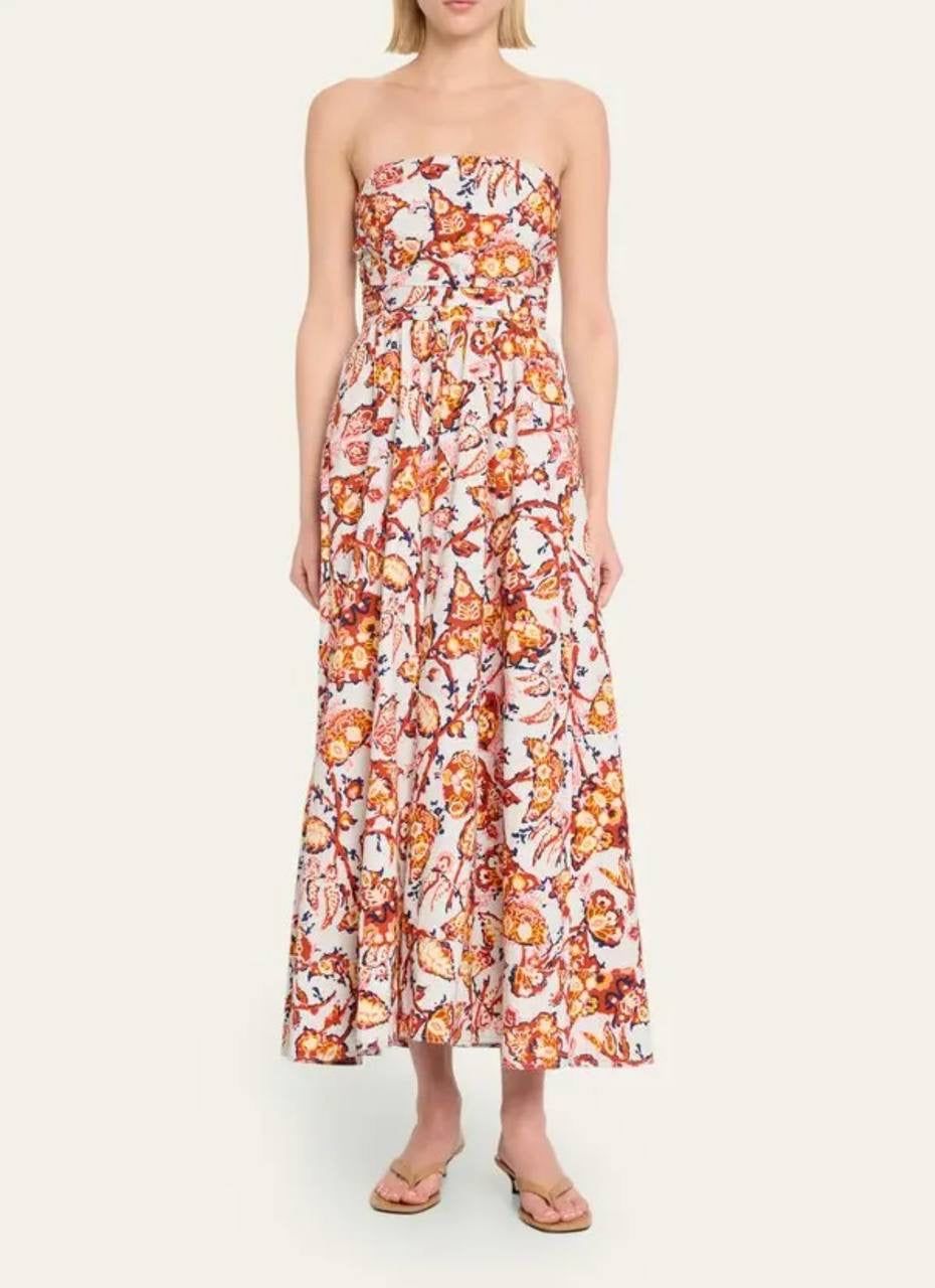 ALC Tate Strapless A-Line Maxi Dress