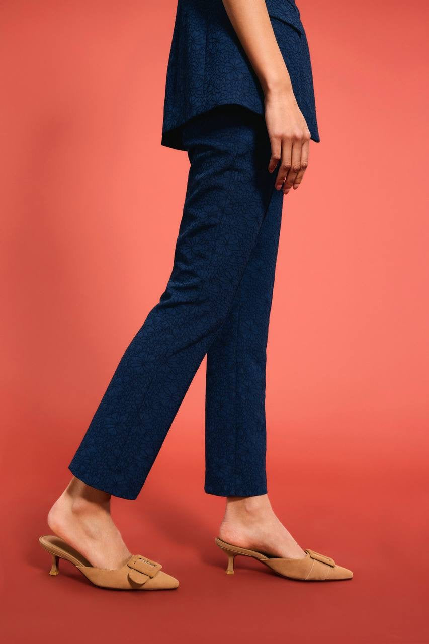 VB Bodie Jacket Top | Dell Pants | Navy Jacquard Set