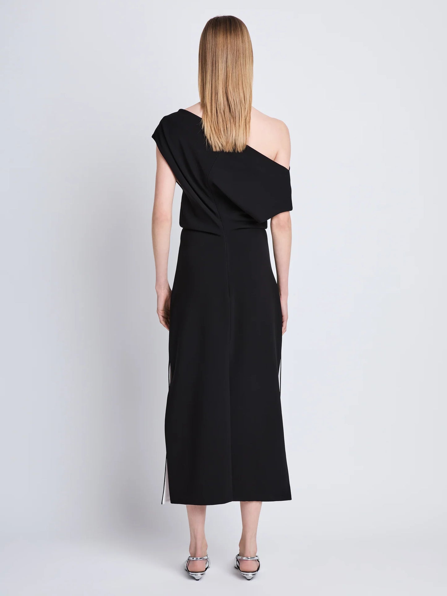PS Rosa Midi Dress in Matte Viscose Crepe