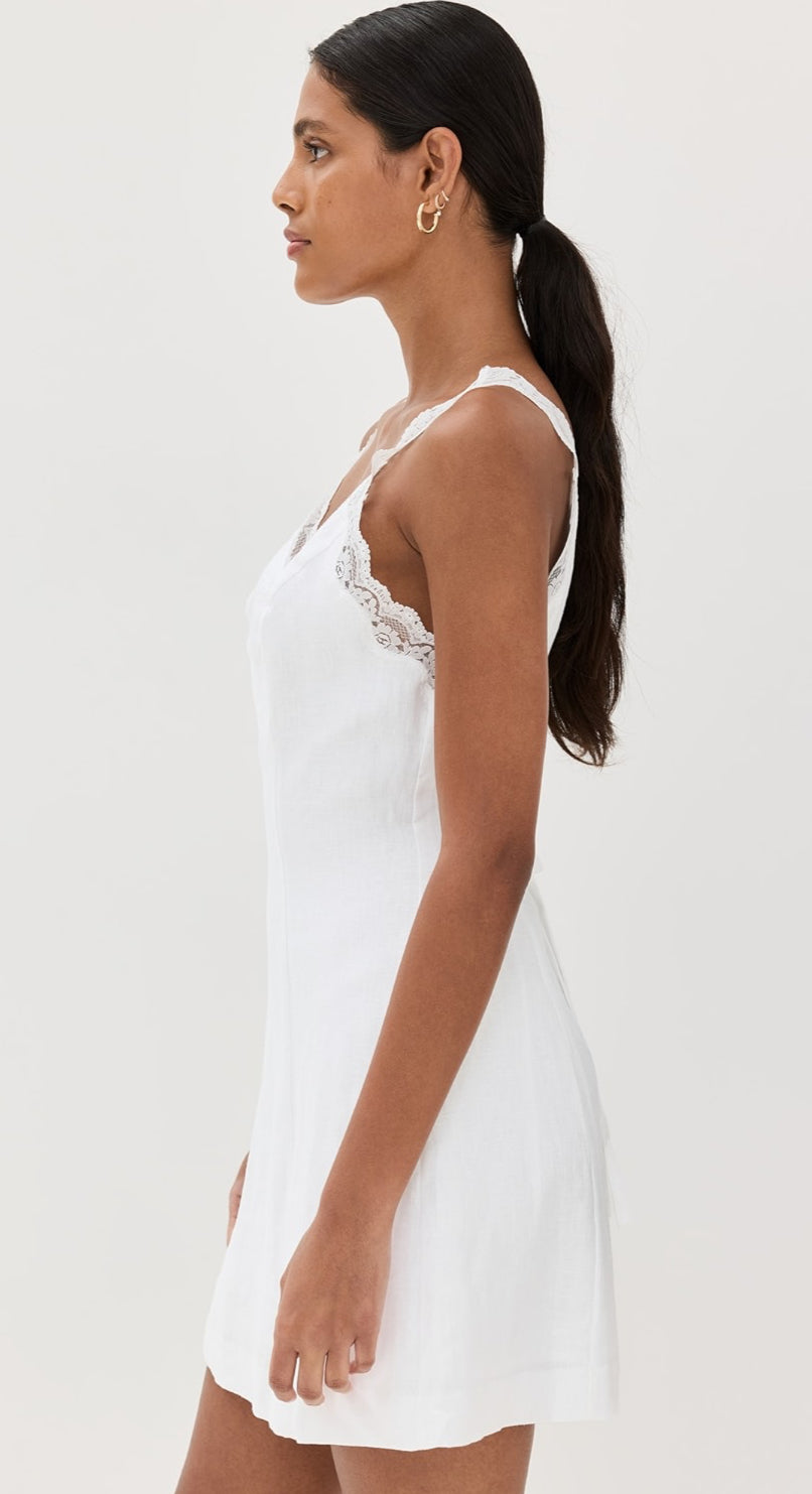 Back! Ref Kaya Linen Mini Dress