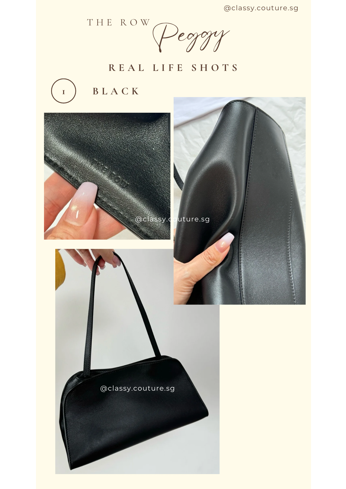 TR Peggy Clutch / Shoulder Bag in Polished Saddle Calfskin Leather