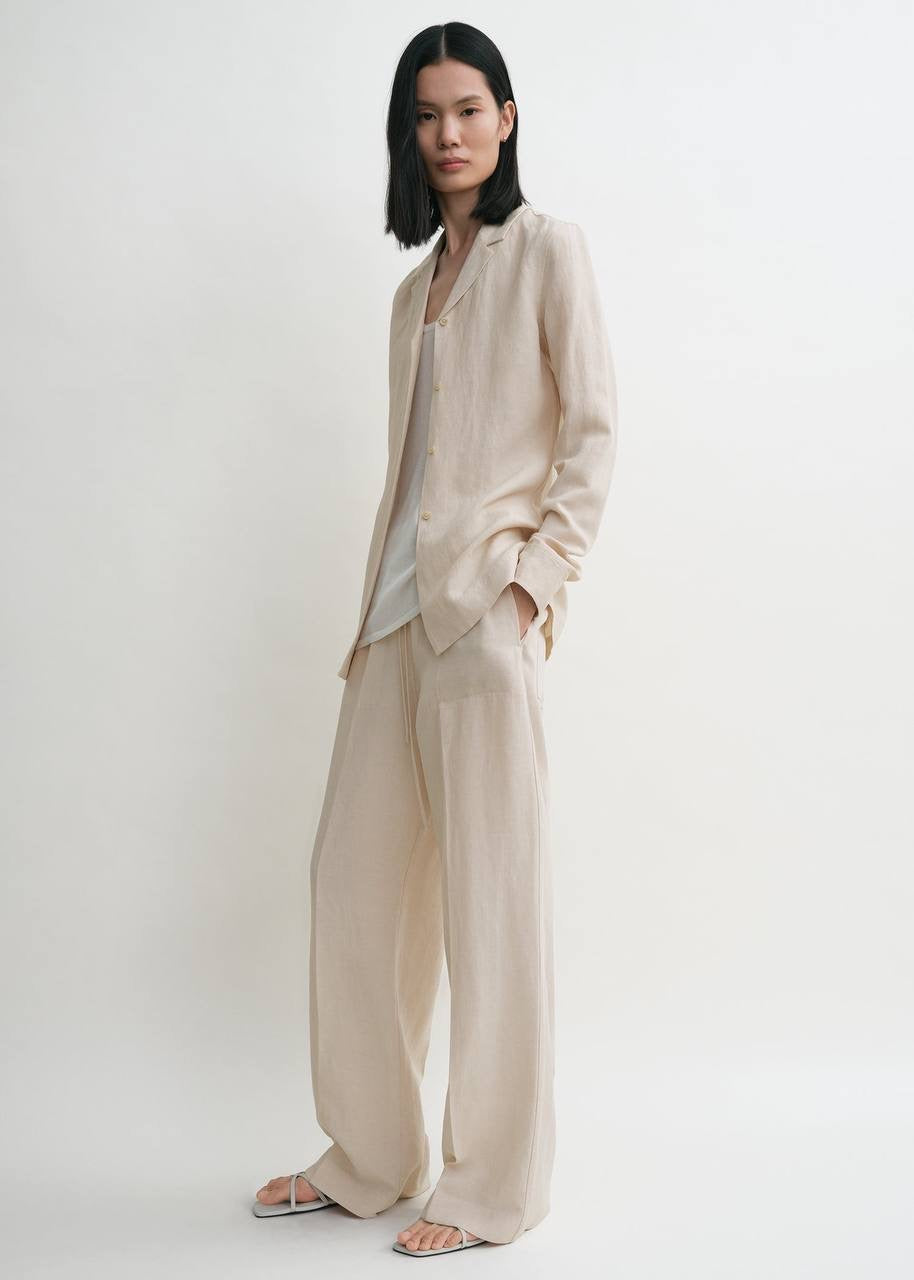 Tot Fluid Long Sleeve Shirt | Tank Top | Drawstring Trousers | Lyocell-Linen Set