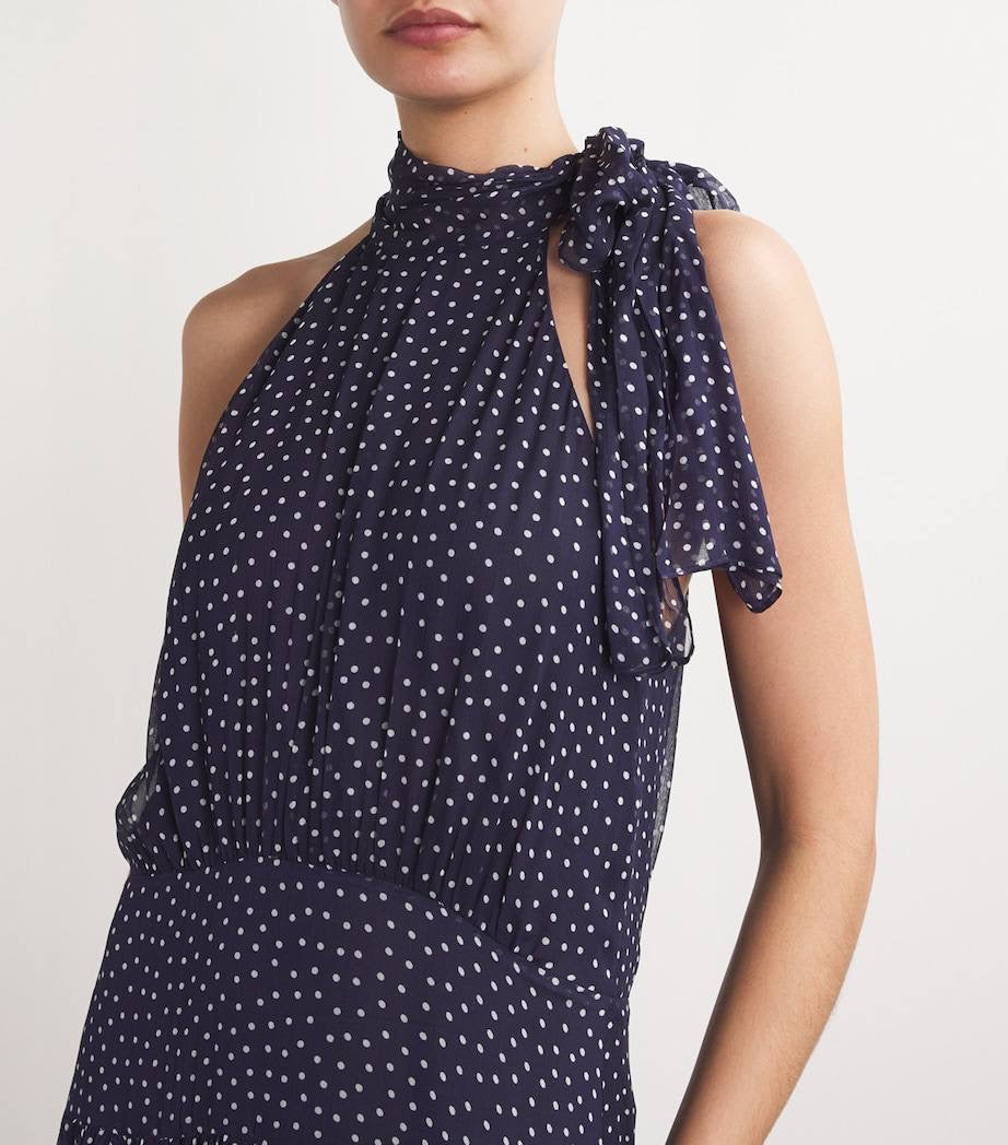 RX Pussybow Abi Viscose Midi Dress