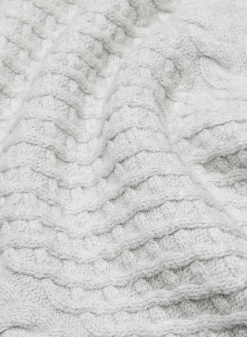 6 Colors! ARZ Peggy Wool-Cotton-blend Sweater Pullover in Major Cable Stitch