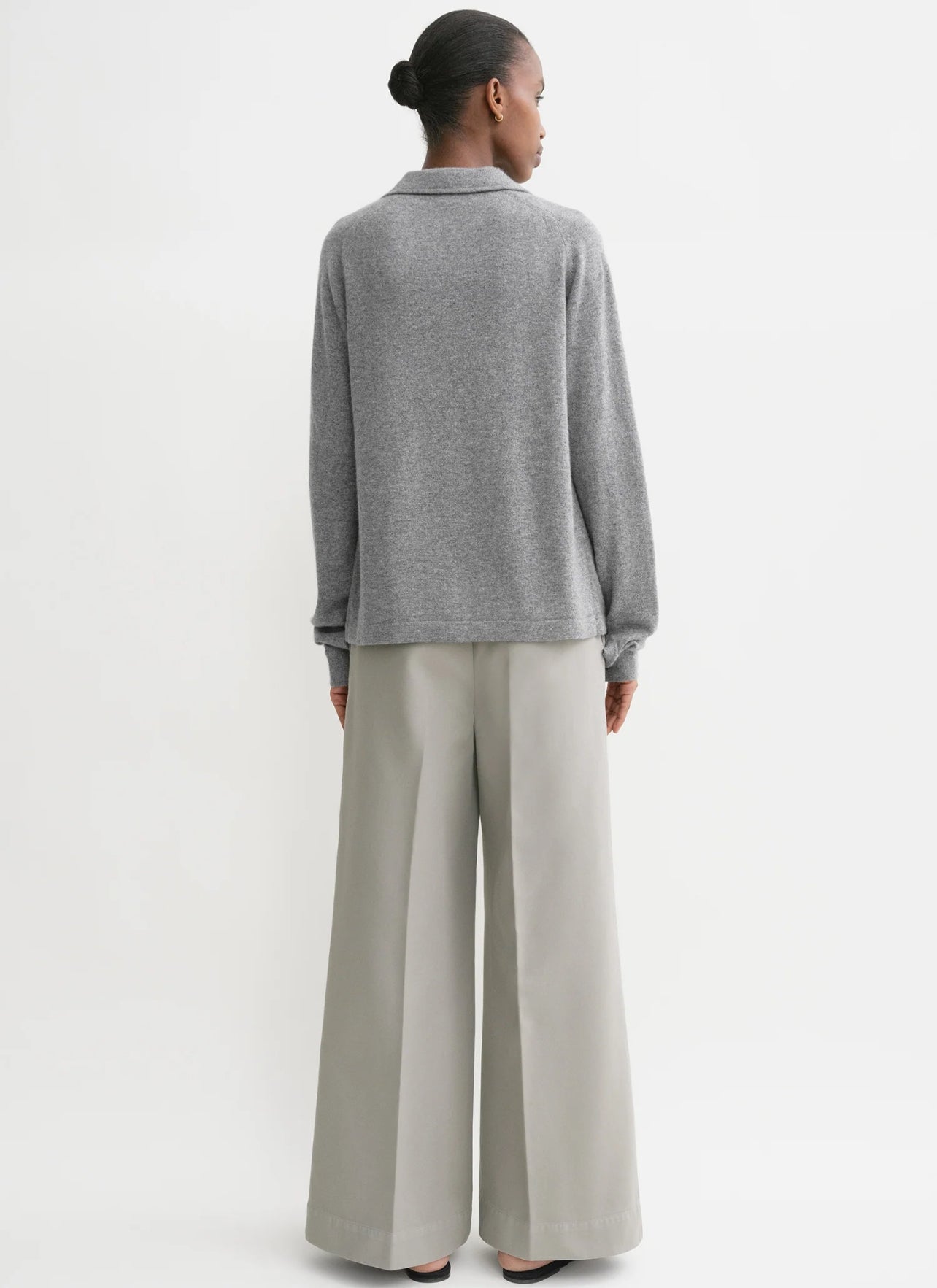 Tot Raglan Sleeve Cashmere Cardigan Shirt
