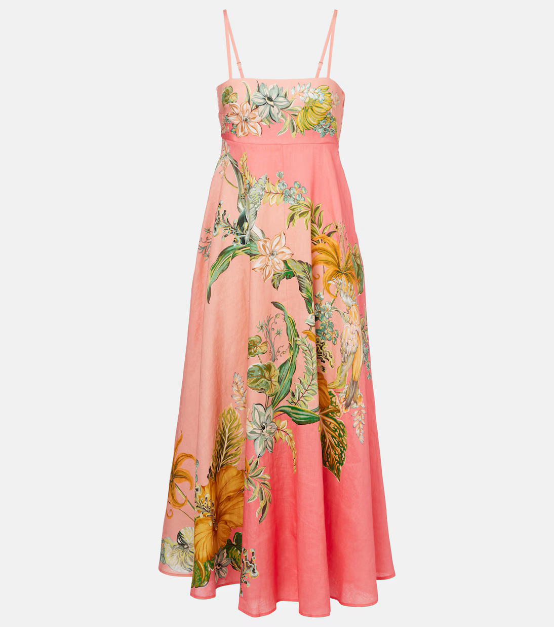 ALM Anika Linen Midi Dress Sundress