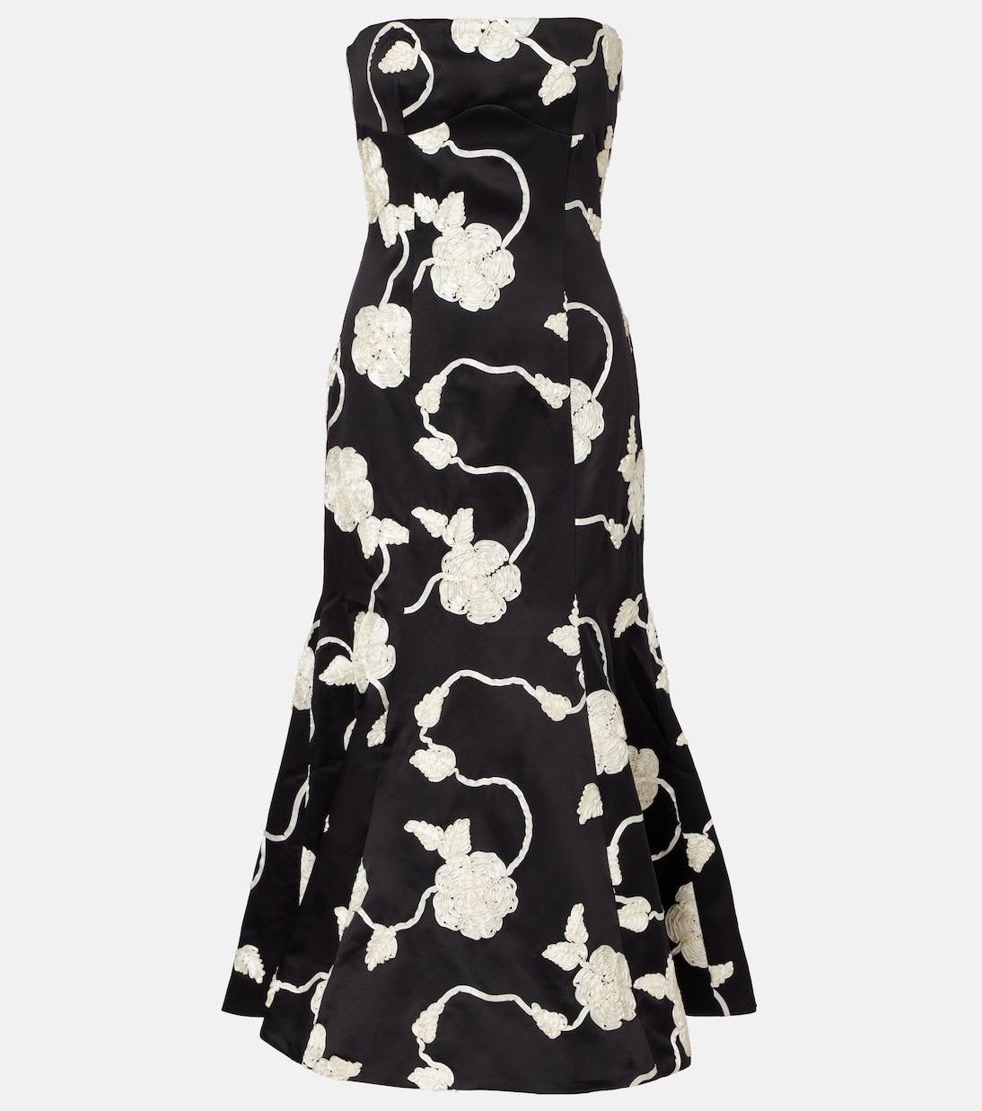 RT Ana Embroidered Midi Dress