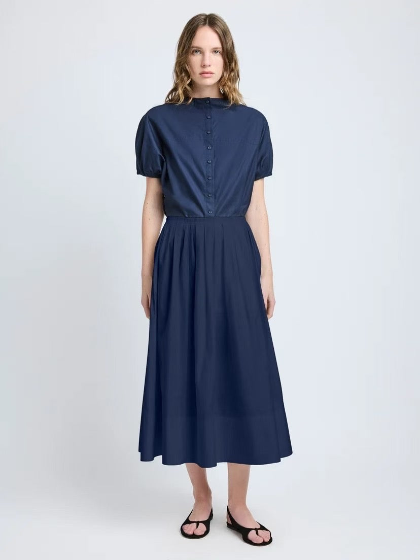 PS Haleigh Cotton Reversible Top | Austin Midi Skirt | Cotton Sateen Set