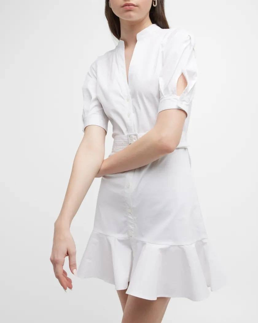 VB Molly Belted Shirtdress Mini Dress