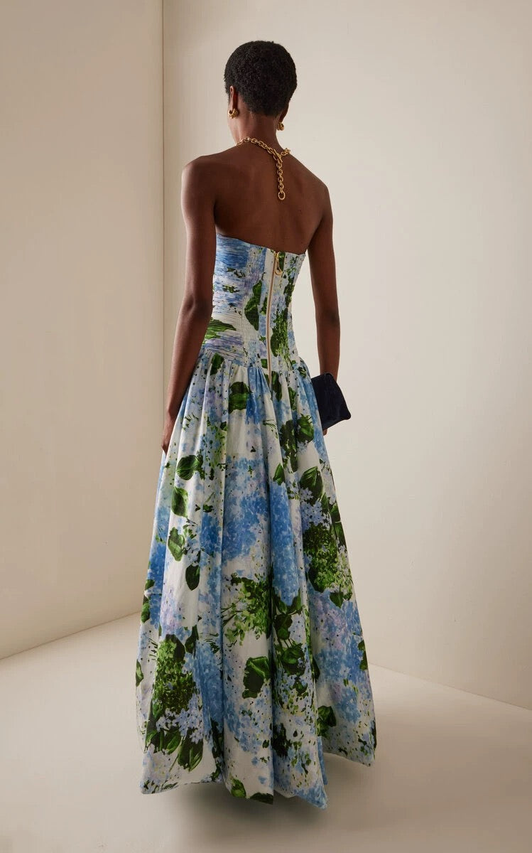5 Colors! AJ Violette Bubble Hem Maxi Dress