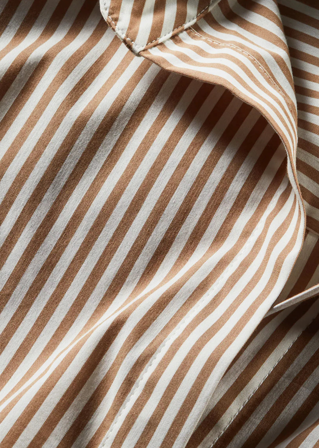 VB Maia Striped Stretch-Cotton Shirt