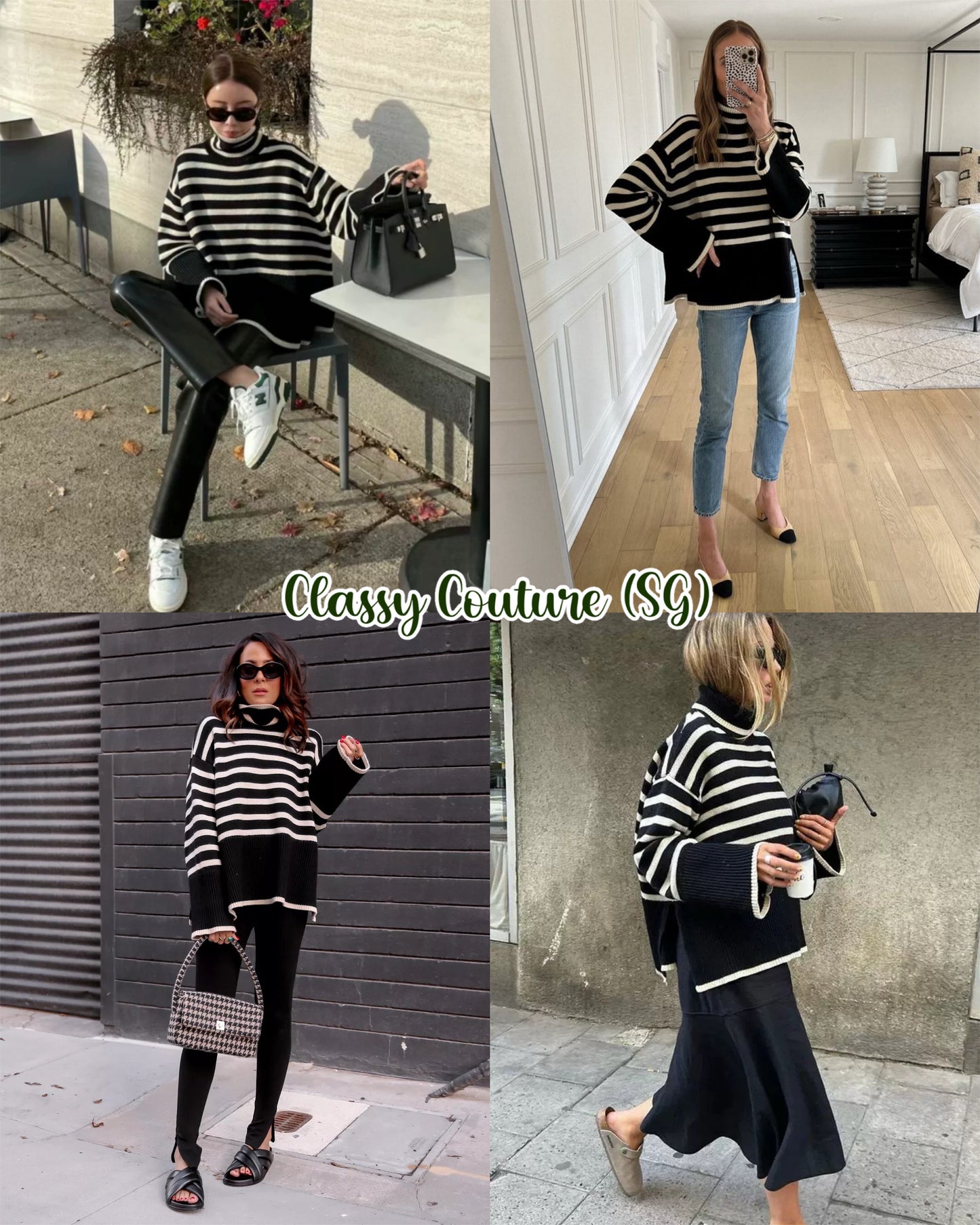 Tot Signature Wool-Cotton Turtleneck Sweater