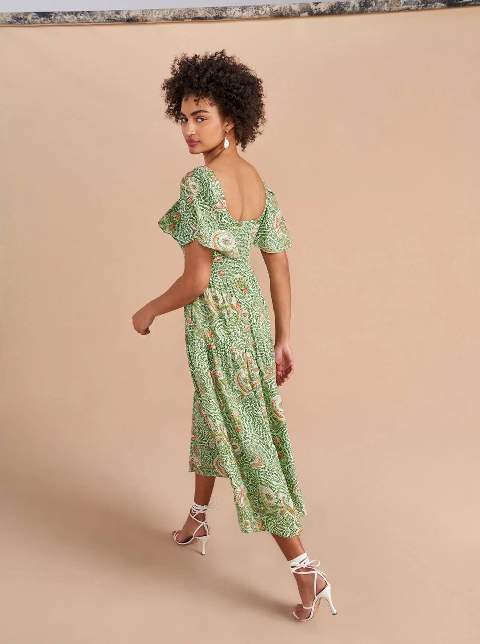 LL Juliette Silk Midi Dress