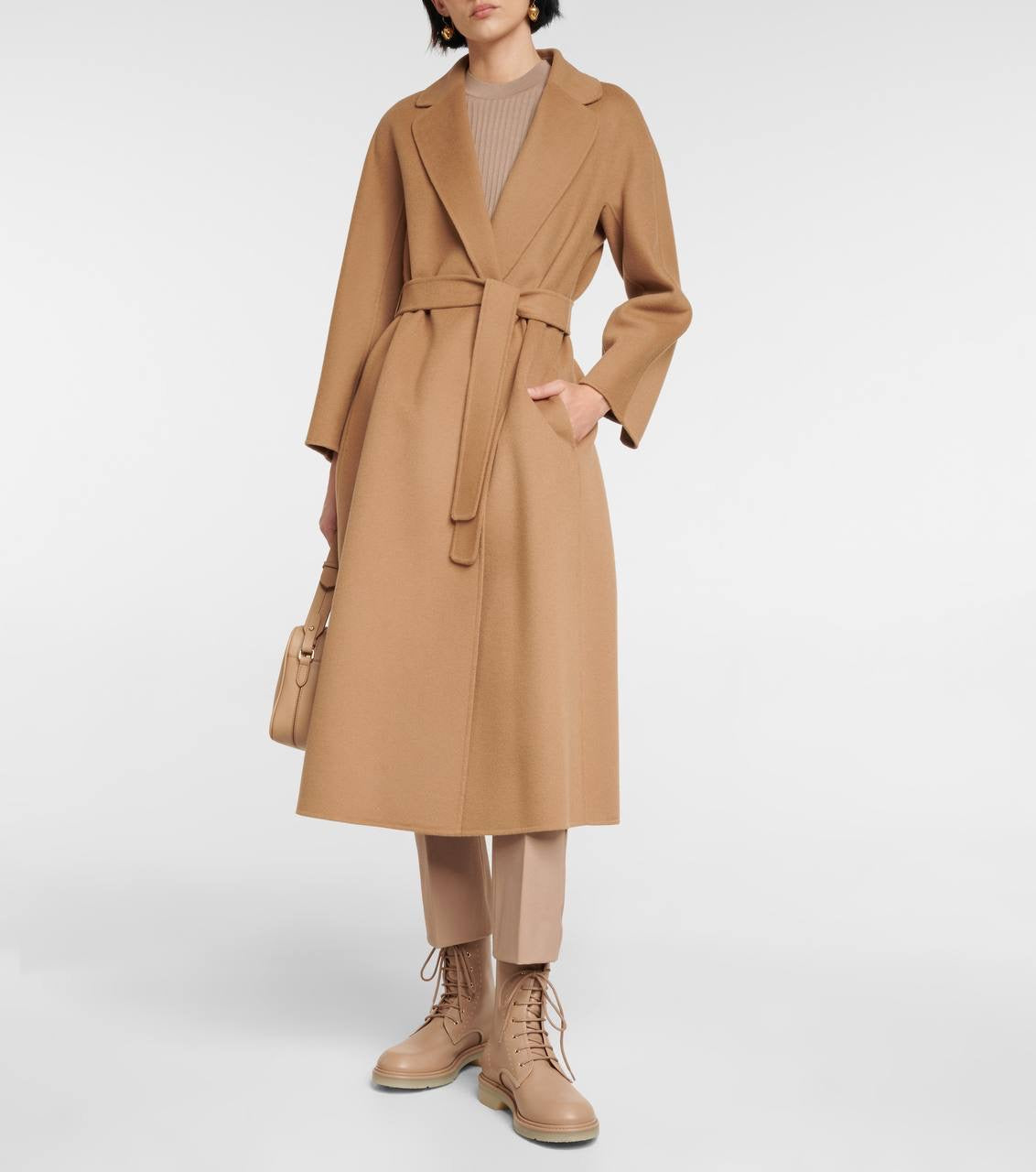 MM Esturia Wool Broadcloth Midi Coat
