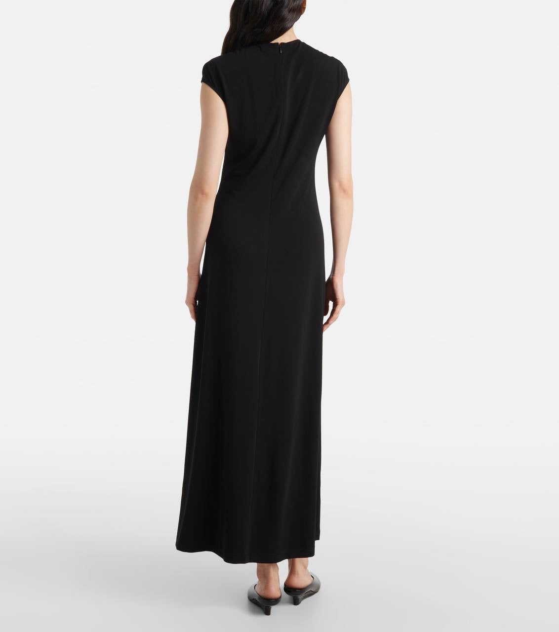 Tot Everyday Round Neck Jersey Midi Maxi Dress