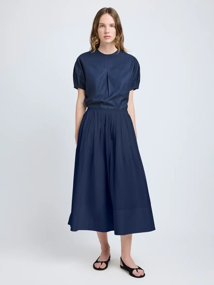 PS Haleigh Cotton Reversible Top | Austin Midi Skirt | Cotton Sateen Set