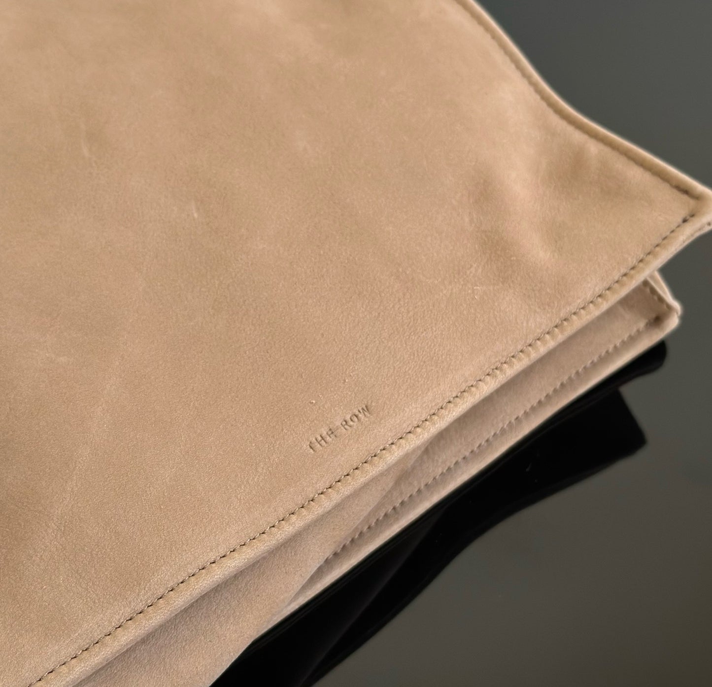 TR To Go Large Nubuck Leather Tote Bag