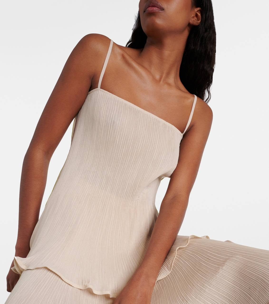 TOT Plisse Camisole | Maxi Skirt | Maxi Dress | Set