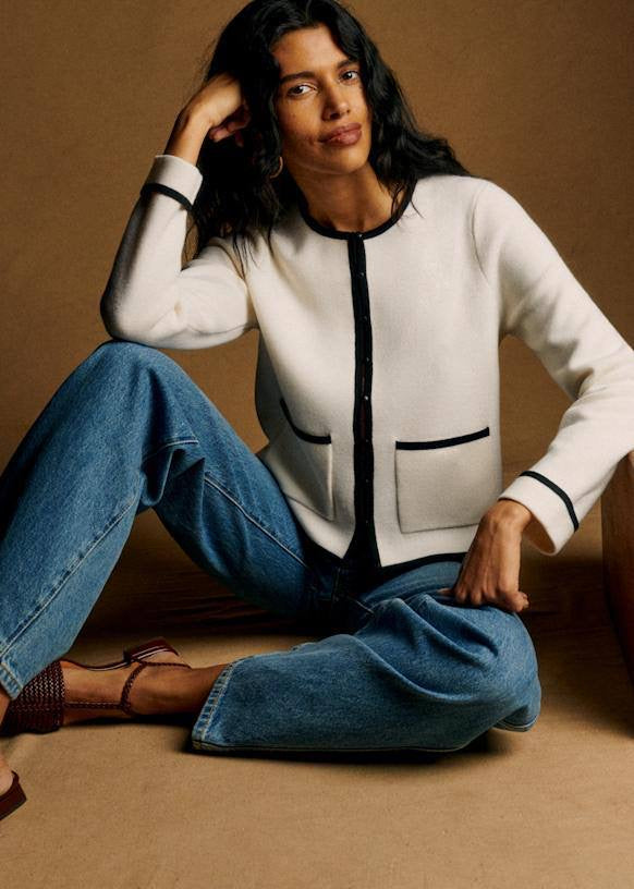SZ Brielle Merino Wool Cardigan