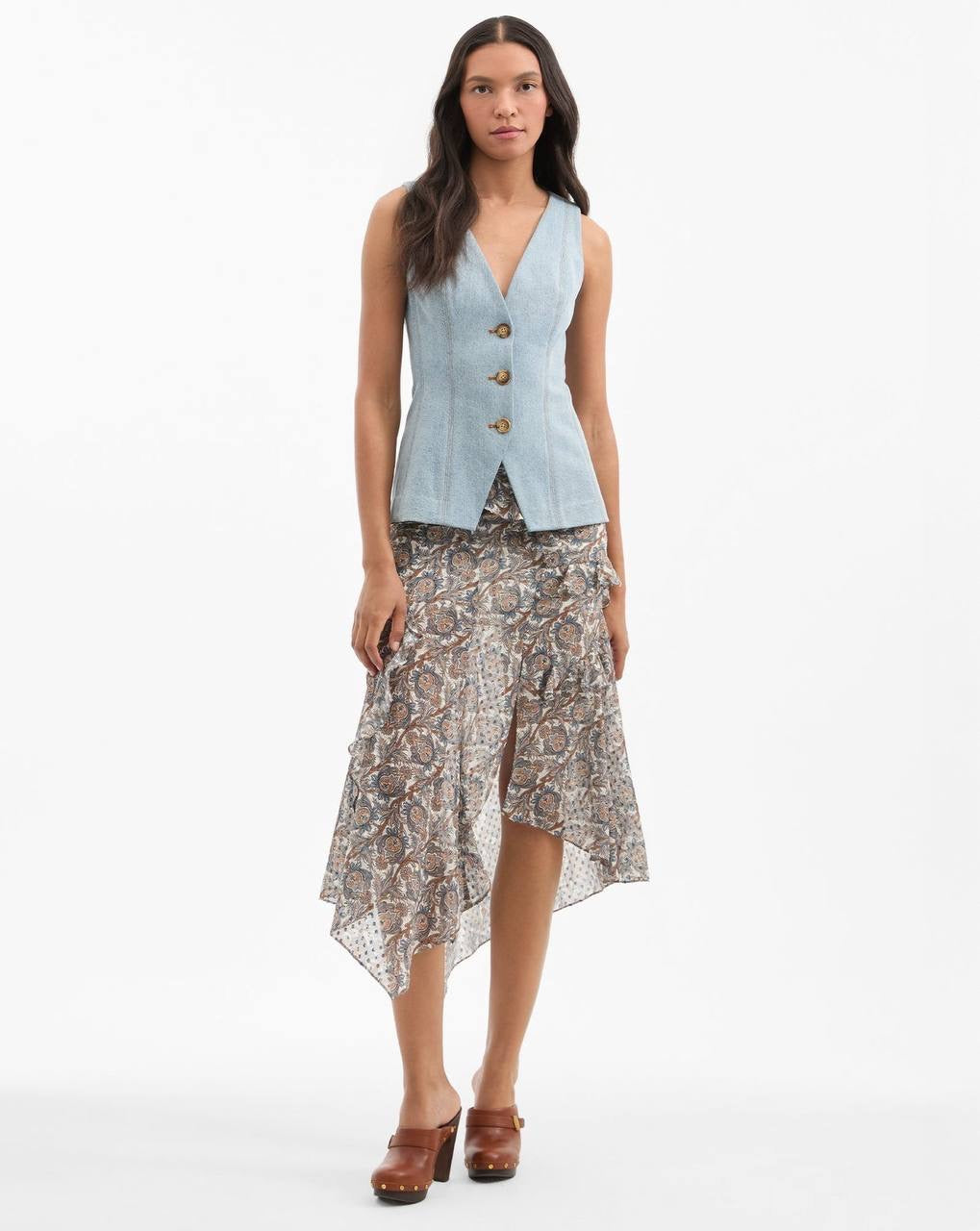 VB Avalina Denim Vest | Hawthorne Denim Pants | Set