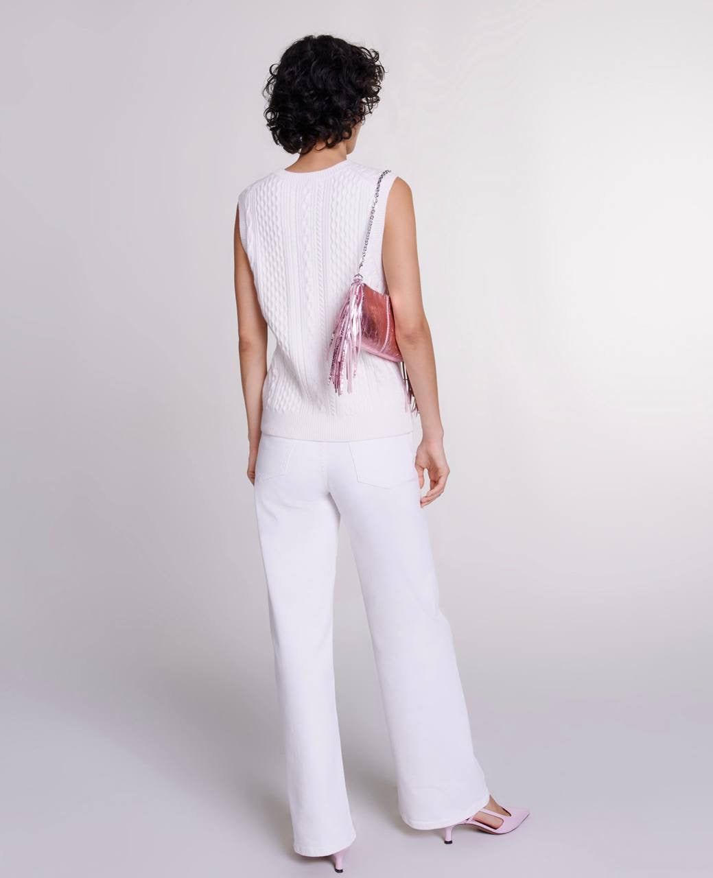 MJ Myflow Sleeveless Floral Jumper Knit Vest Top