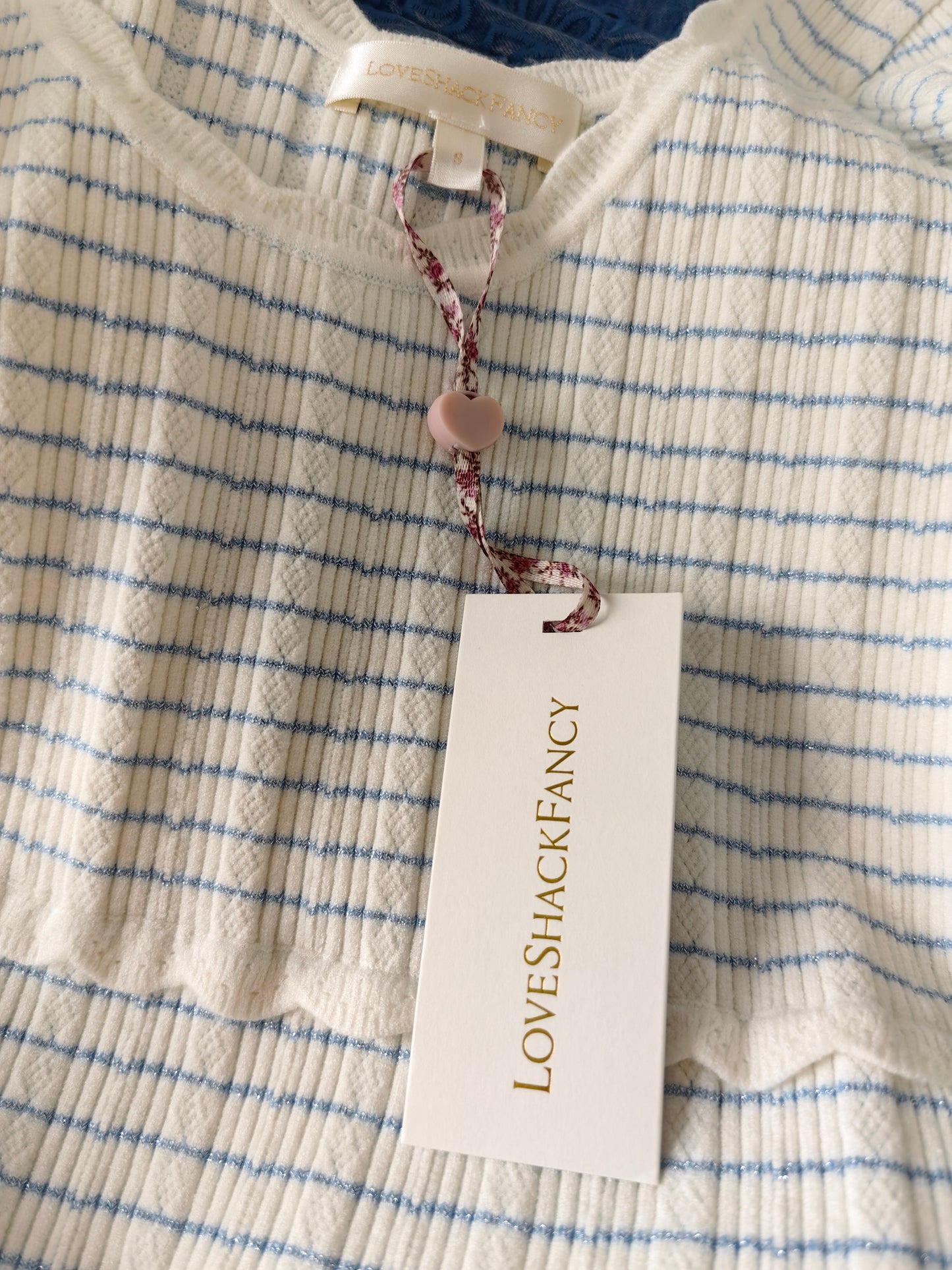 LSF Elisavette Striped Stretch Knit Mini Dress