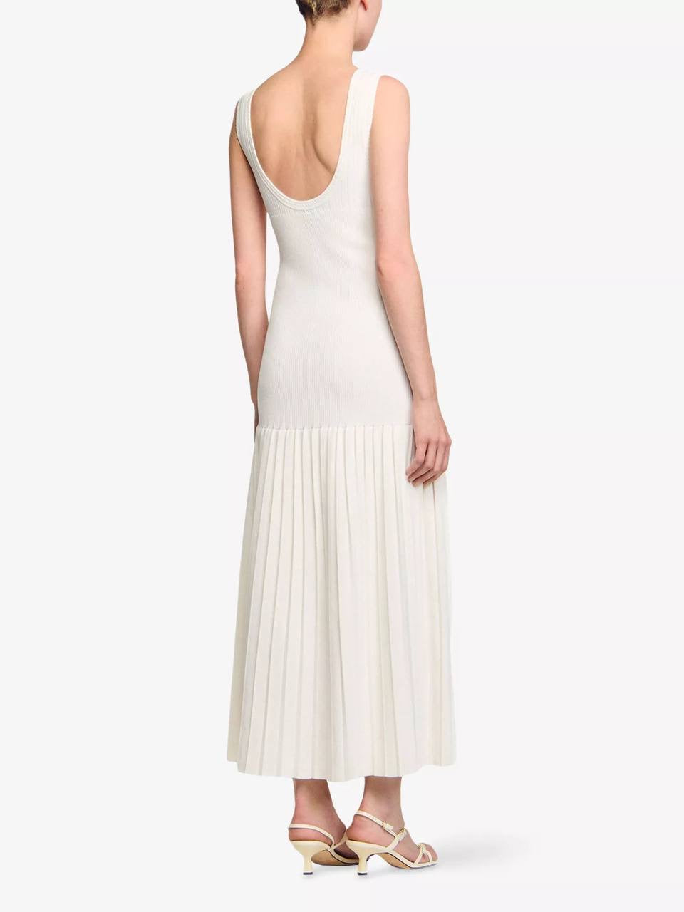 SD Bella Midi Dress | Bello Cropped Rib Knit Cardigan | Viscose-Blend Set