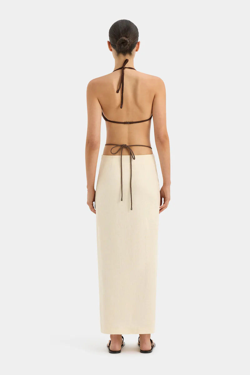 STL Josefina Linen Bodice Top | Corded Midi Skirt | Set