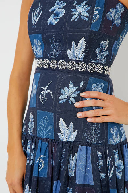 AB Algae Lima Linen Maxi Dress
