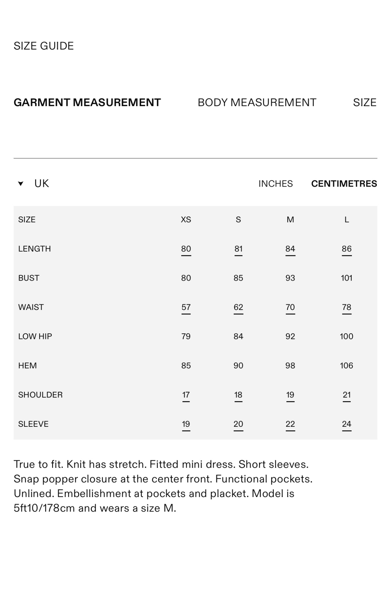 SP Jewel Button Knit Mini Dress in Black & Blue