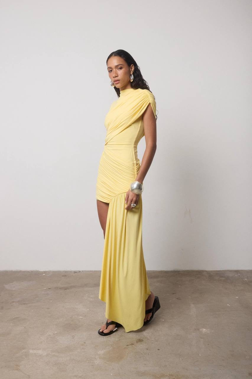 7 Colors! DLV Ravenna Draped Mini Dress
