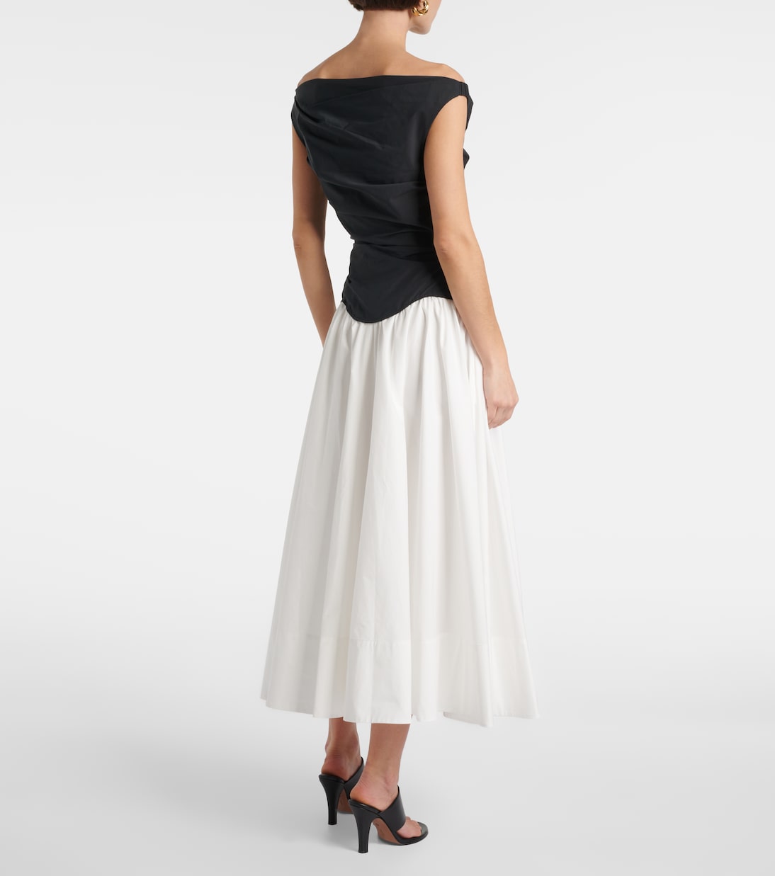 Restock! JS Cersei Off Shoulder Cotton-Blend Midi Maxi Dress