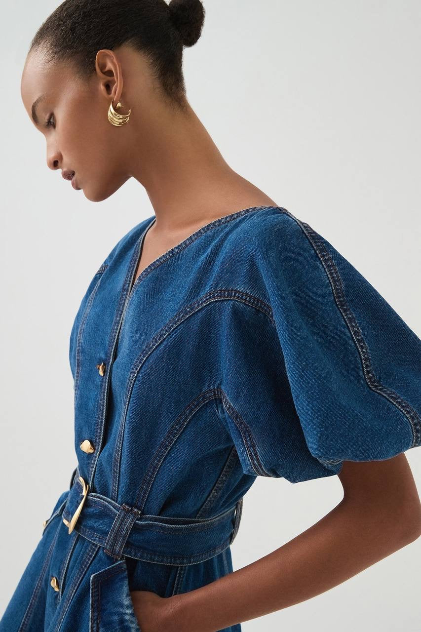 AJ Harper Denim Mini Dress