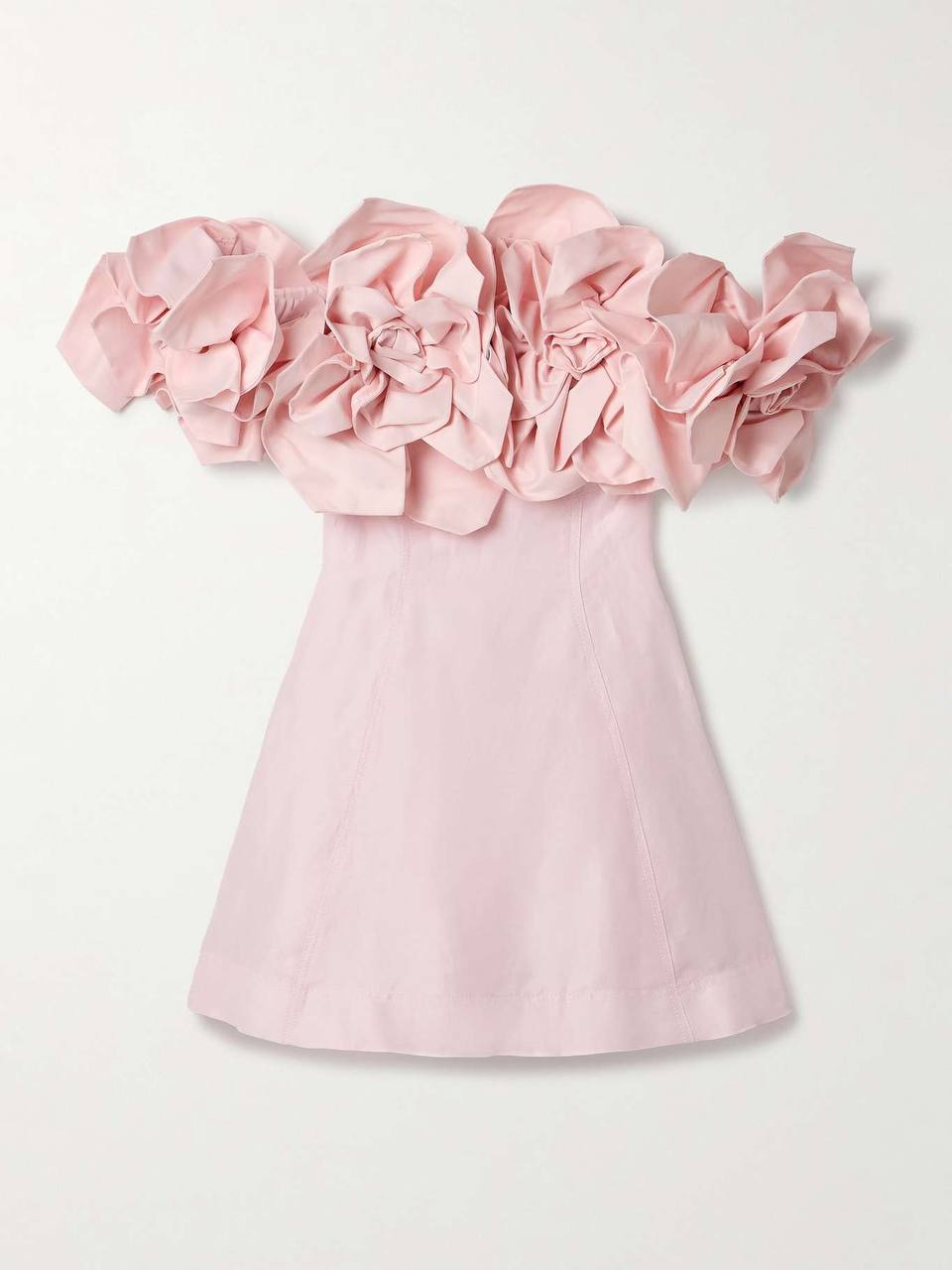 AJ Etta Linen-Viscose Mini Dress