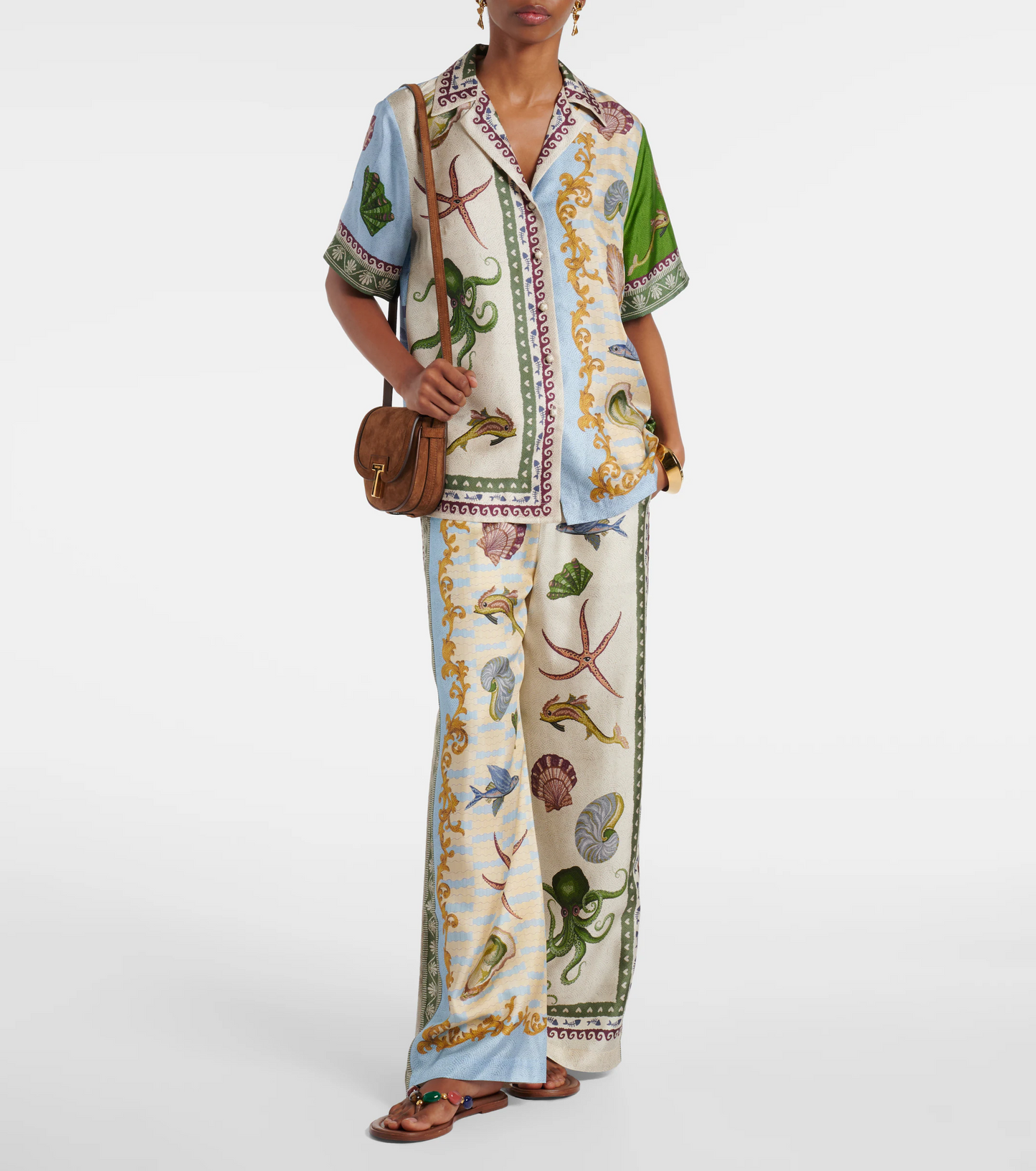 ALM Bath House Silk Shirt | Pants | Set