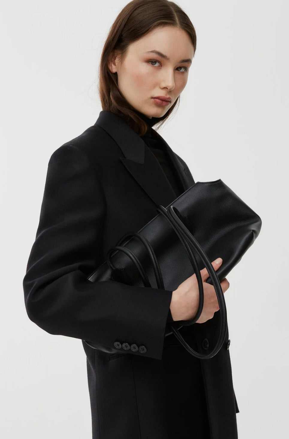 TR Terrasse Bag in Grained Calfskin Leather