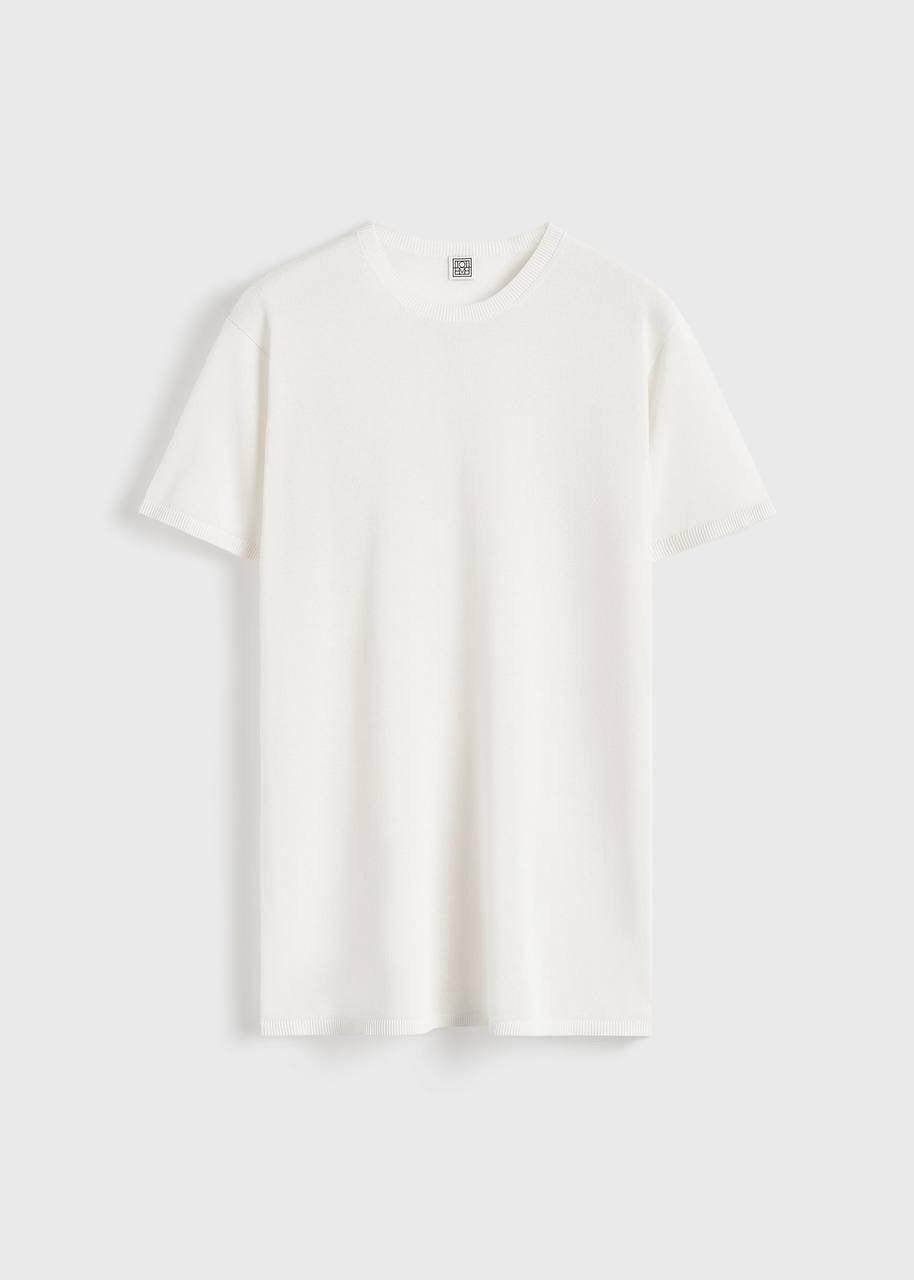TOT Lyocell-Cashmere Oversized Tee Knit Long Shirt