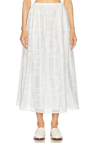 RESTOCKED! HS Handkerchief Camp Shirt | Midi Skirt | Set