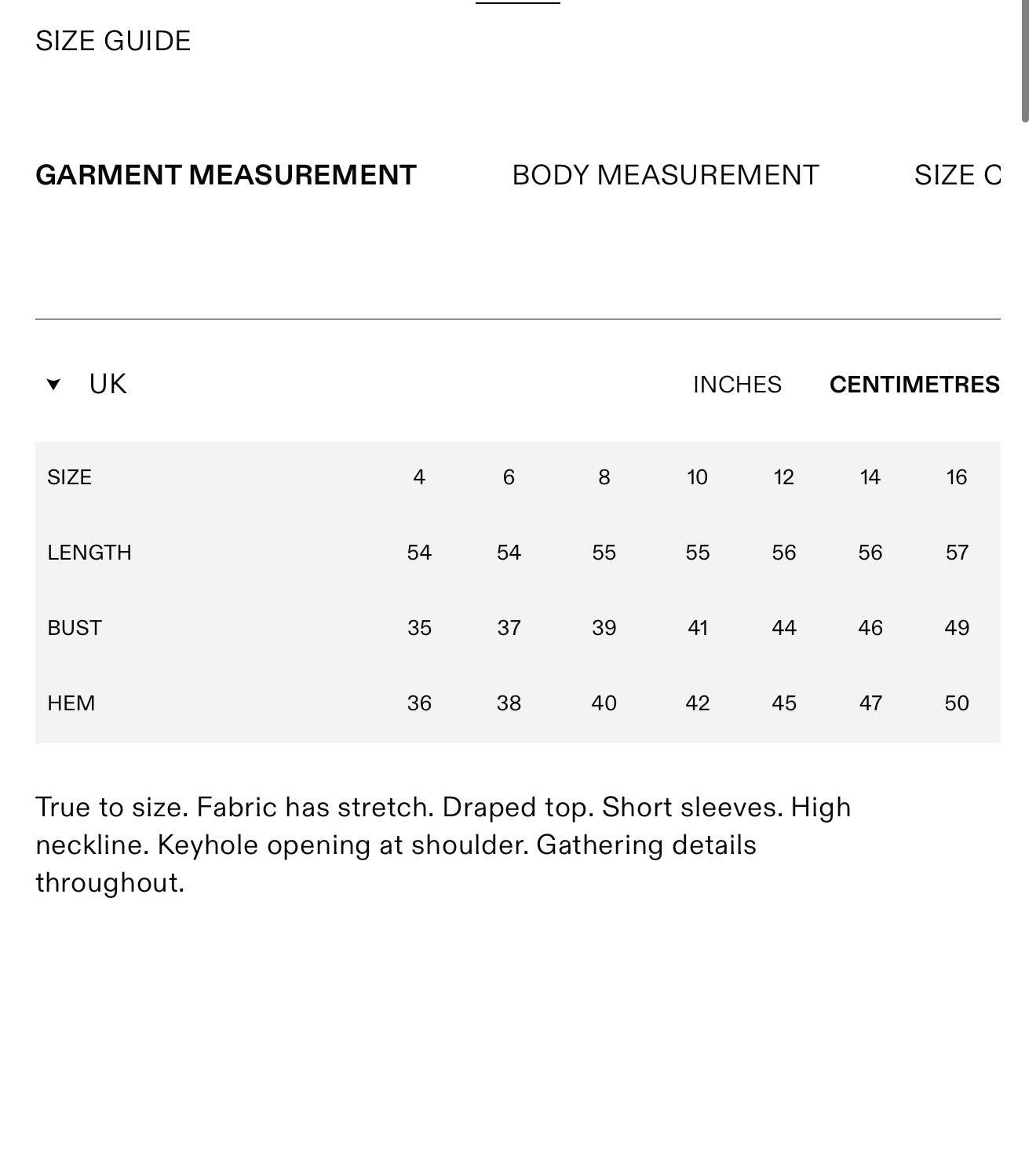 SP Cream Jersey Gathered Top