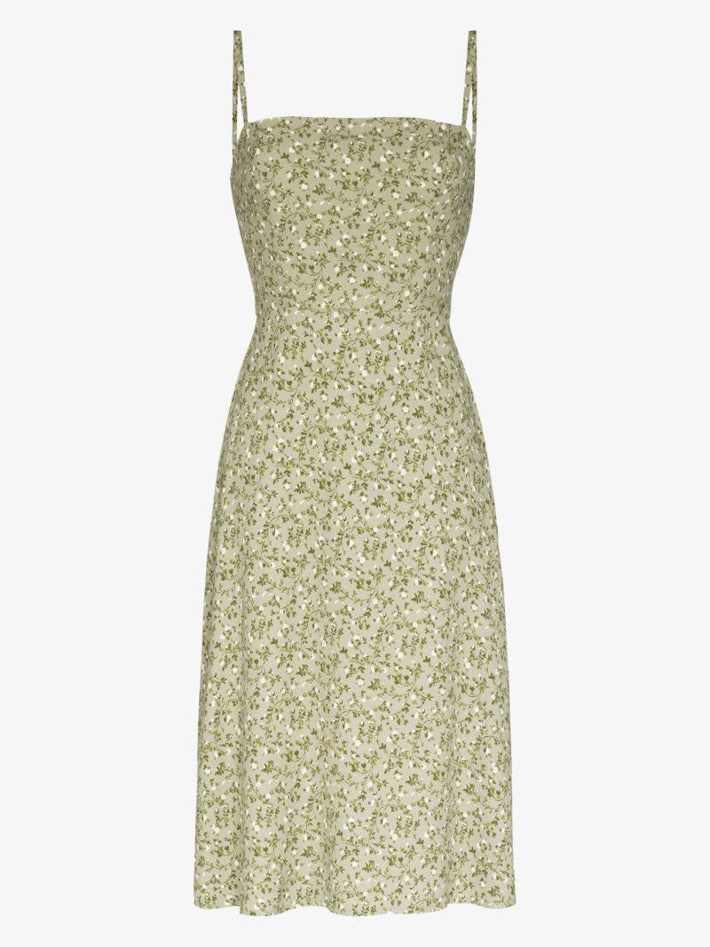 Ref Afternoon Viscose-Blend Midi Dress